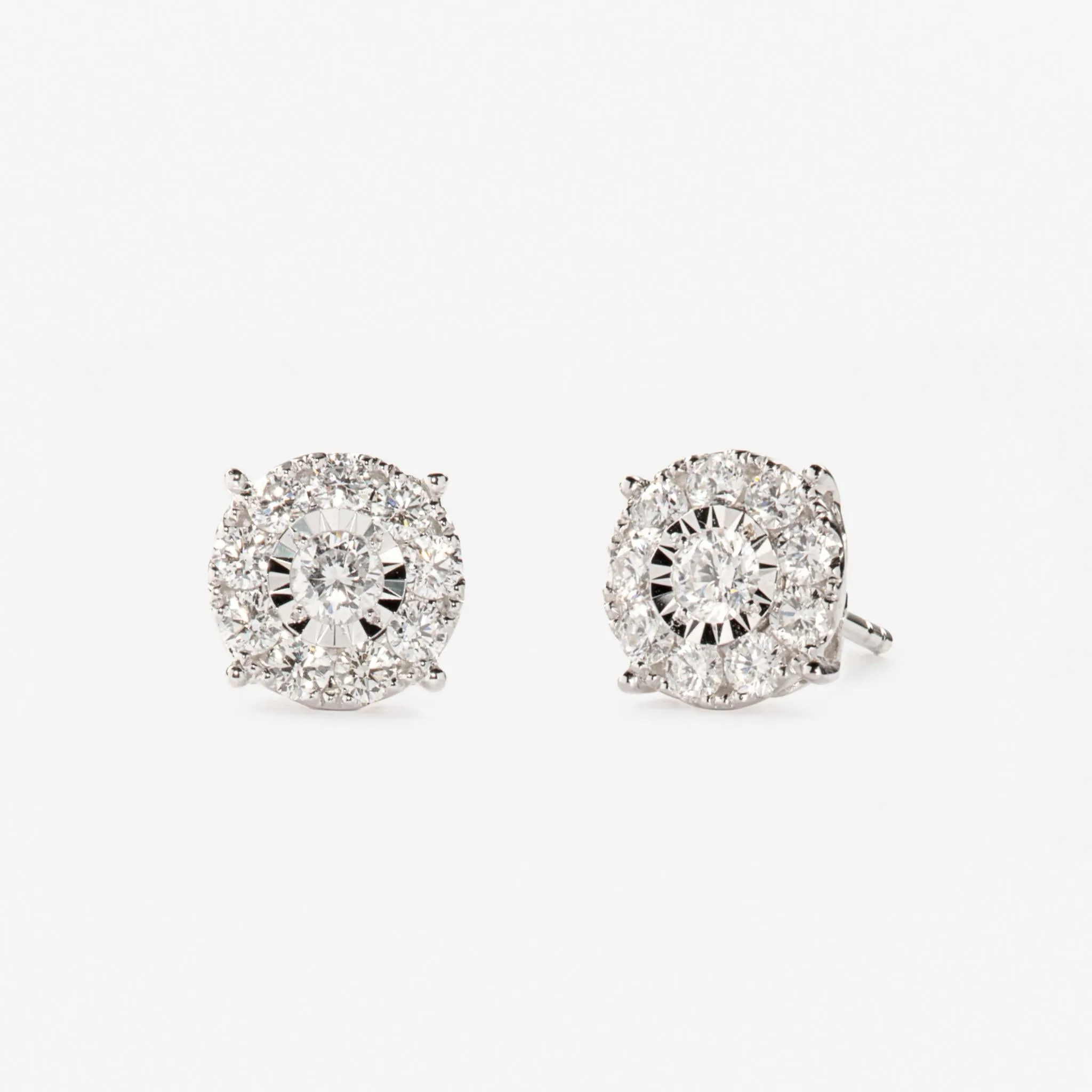 Diamond Earrings - 2 Carat Miracle Plate