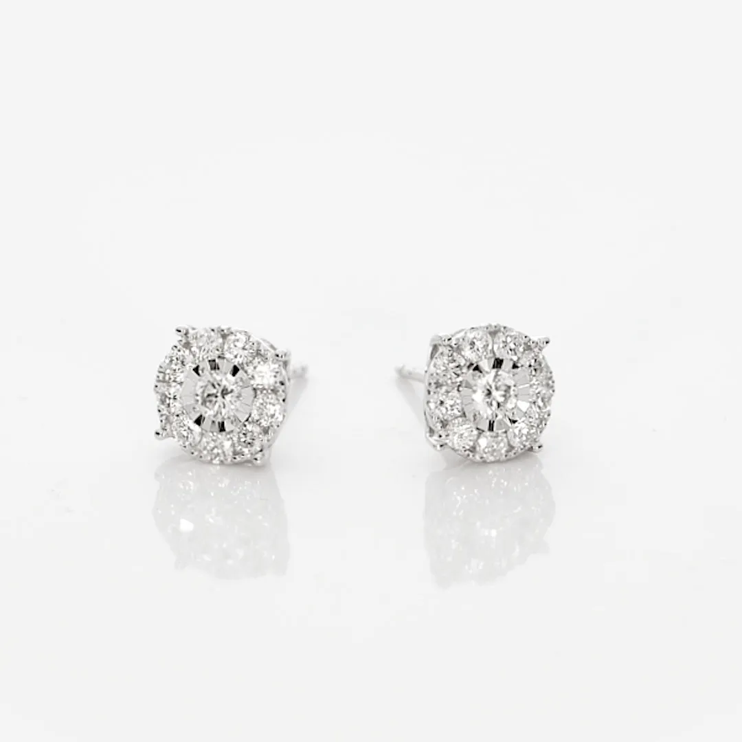 Diamond Earrings - 2 Carat Miracle Plate