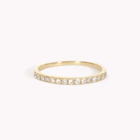 Diamond Half Eternity Ring 14k Gold - Annalise