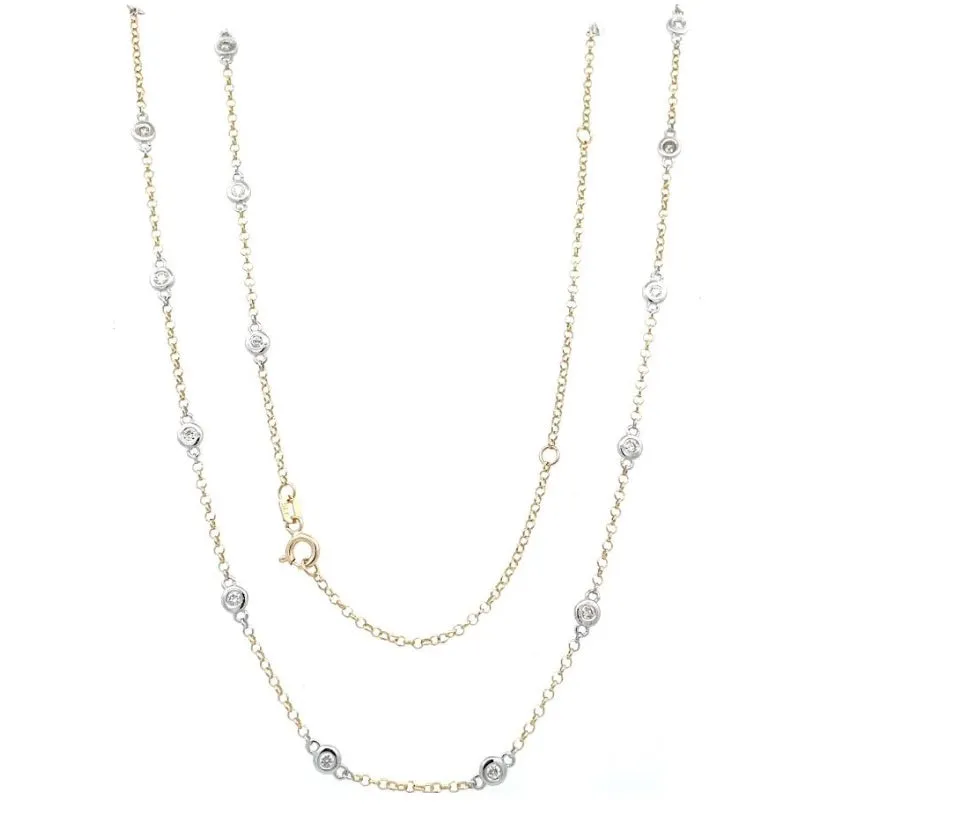 Diamond Station Necklace