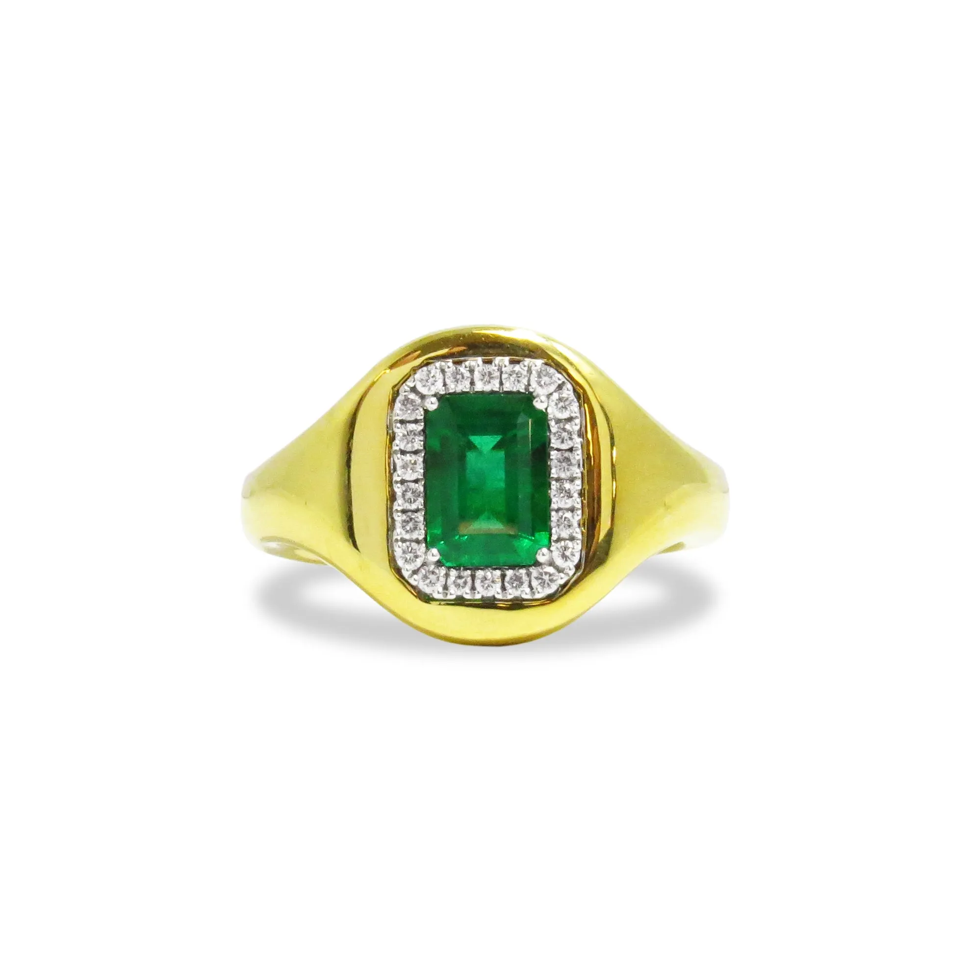 Emerald Signet Ring