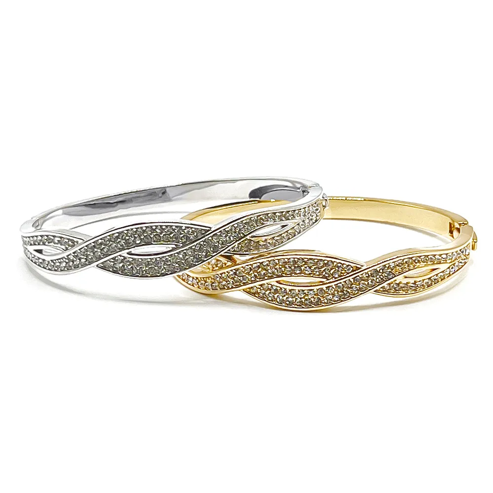 Entwined  Bangle Bracelet