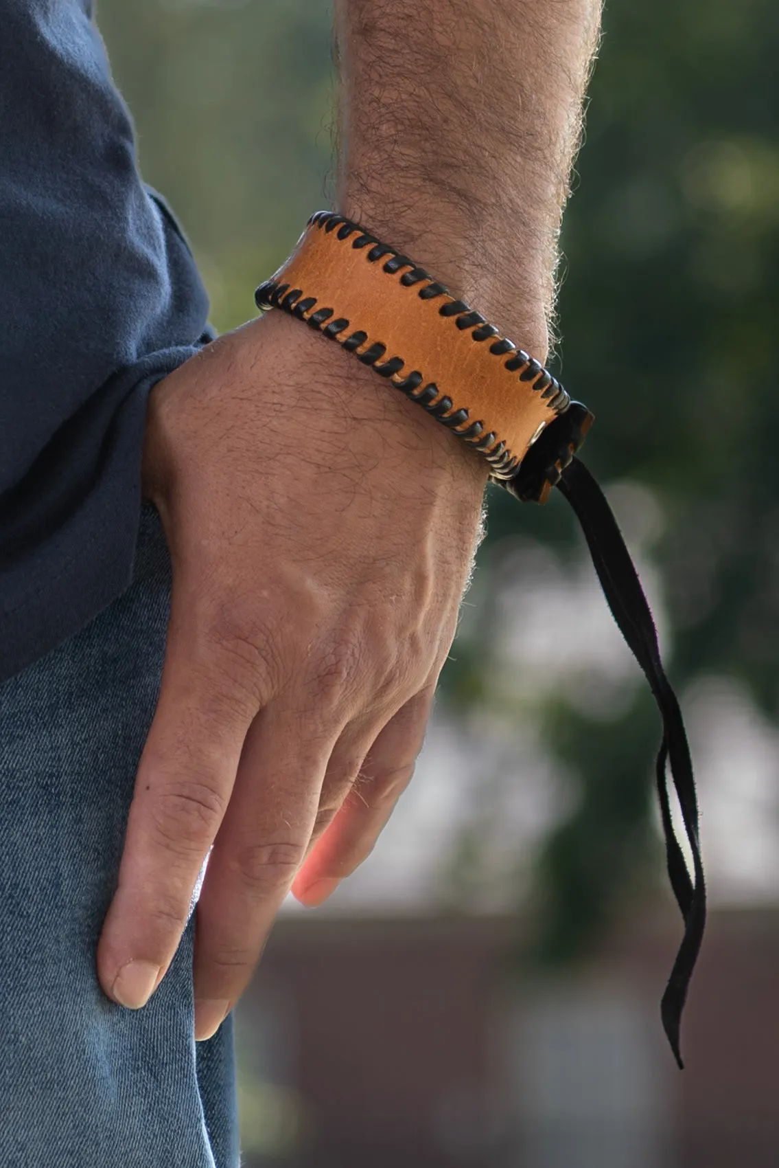 Farm Aid Leather Bracelet