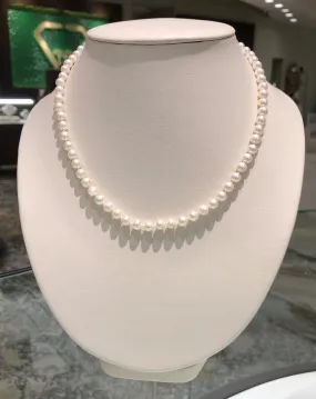 Freshwater Pearl Single Strand Necklace