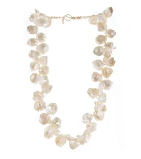 Freshwater Petal Pearl Necklace by Galit