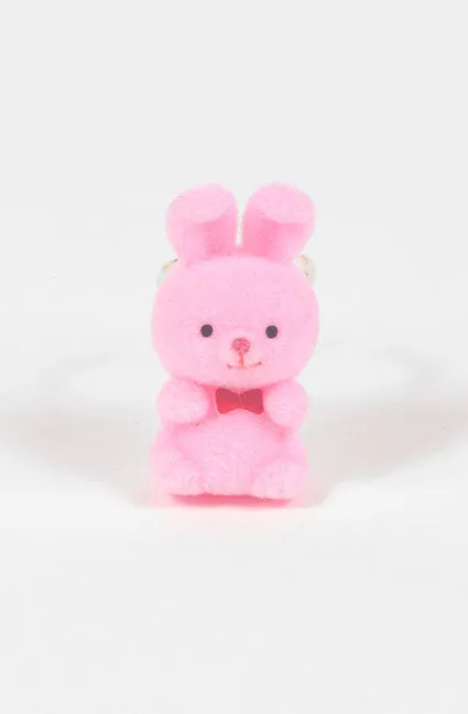 Fuzzy Bunny Ring (6 Colors)