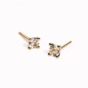 Gemstone Stud Earrings - Maria