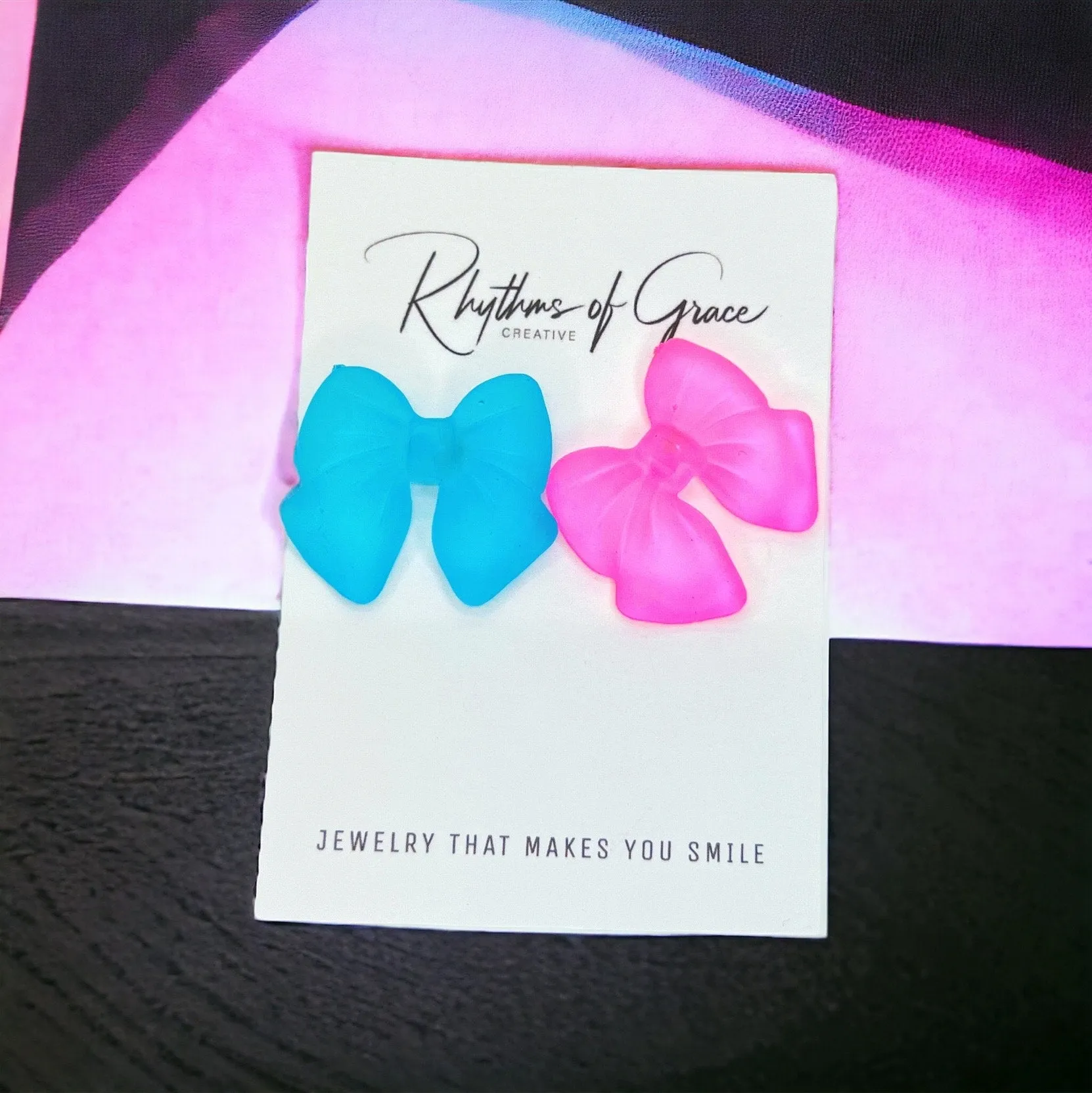 Gender Reveal Earrings - Baby Shower, New Mom, Mother’s Day, Mom Earrings, Momma Earrings, Mama Earrings, Team Pink, Team Blue, Pink or Blue