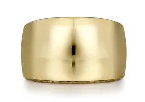 Gold Bujukan Wide Band Ring