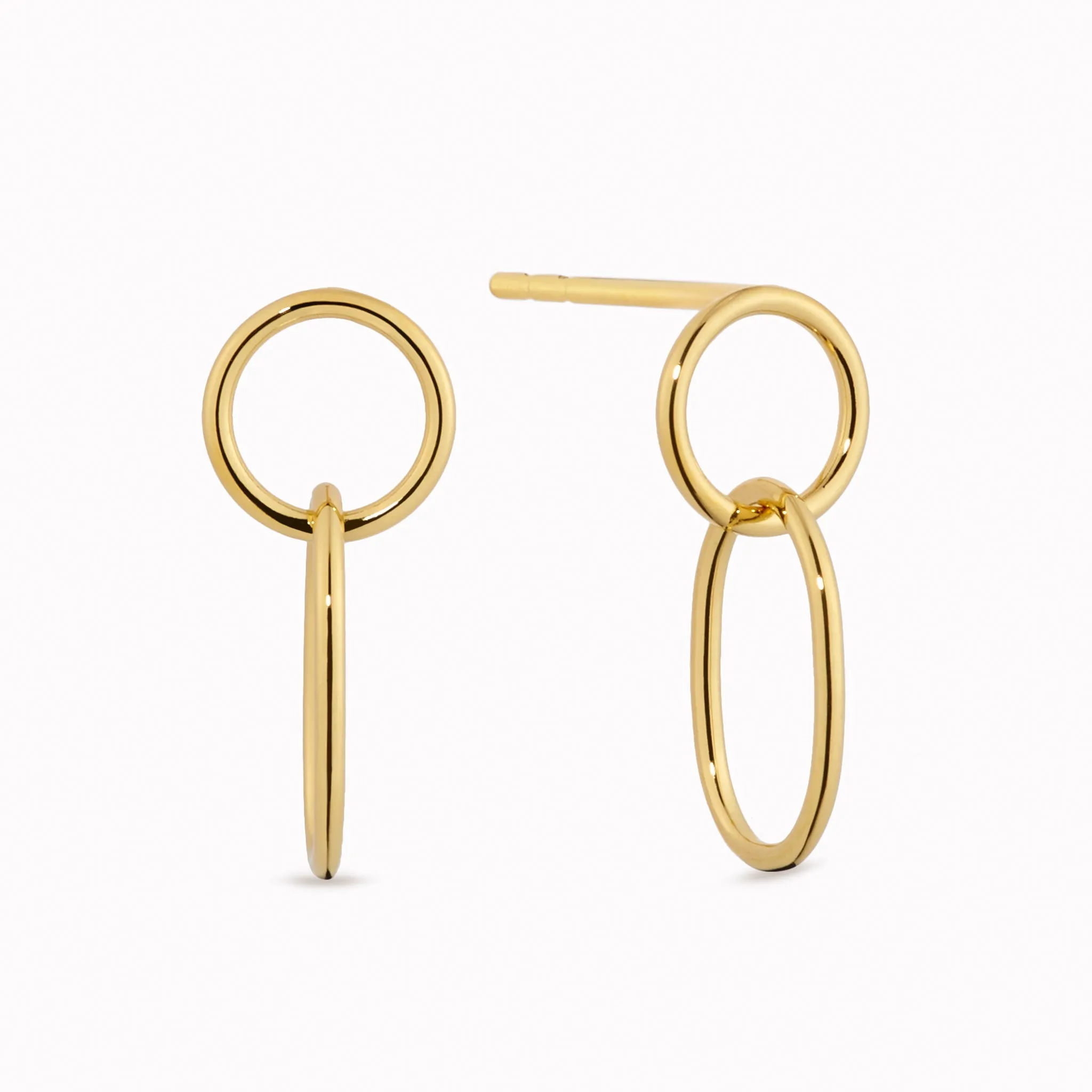 Gold Dangle Earrings - Asta