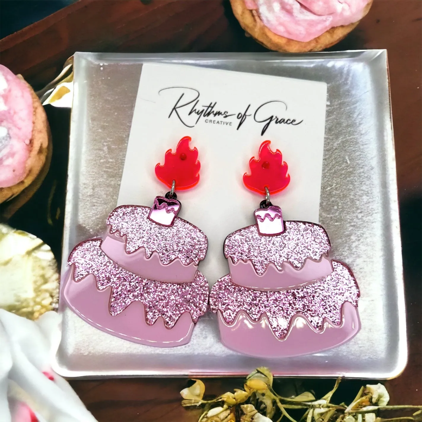 Happy Birthday Earrings - Birthday Accessories, Birthday Queen, Birthday Girl Earrings, Happy Birthday