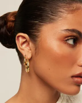 HEIDI EARRING 2 PACK - GOLD PLATED 18K