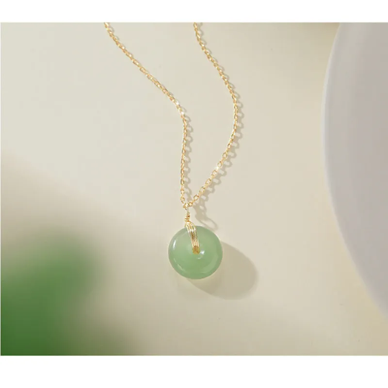 Hetian Jade Crystal Necklace