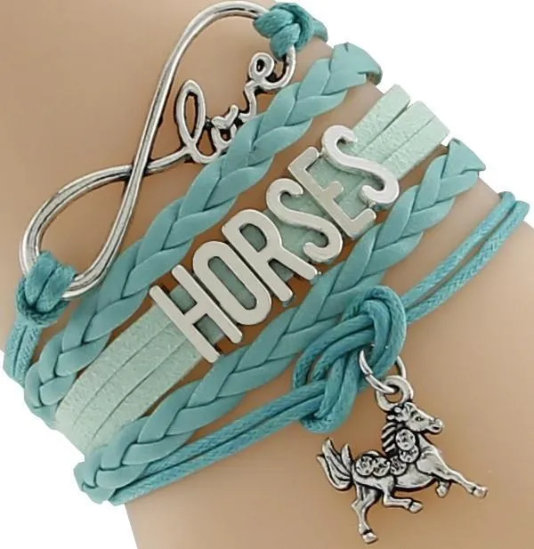 Horse Lover's Infinity Bracelet