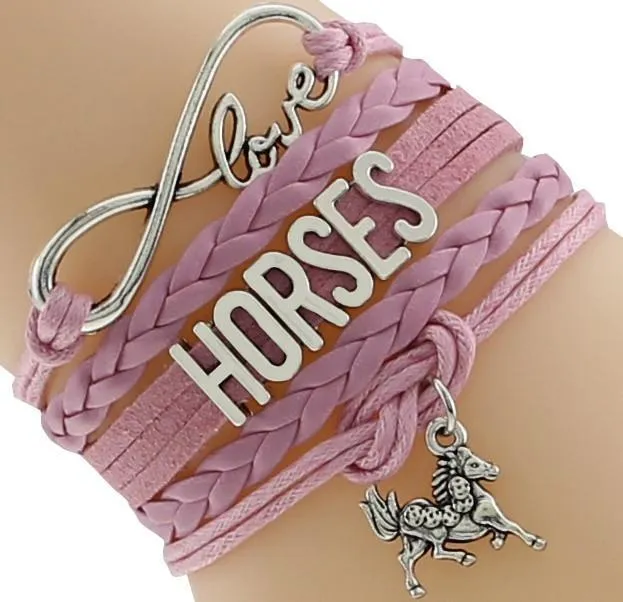 Horse Lover's Infinity Bracelet