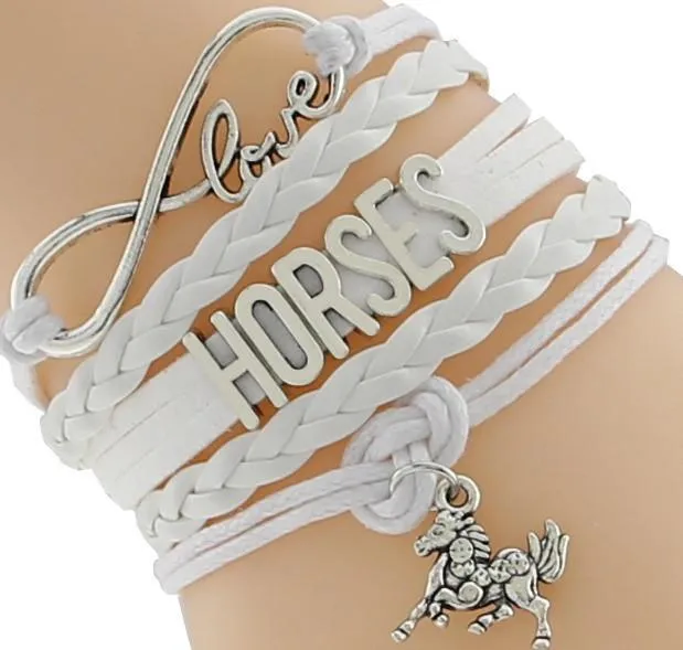 Horse Lover's Infinity Bracelet