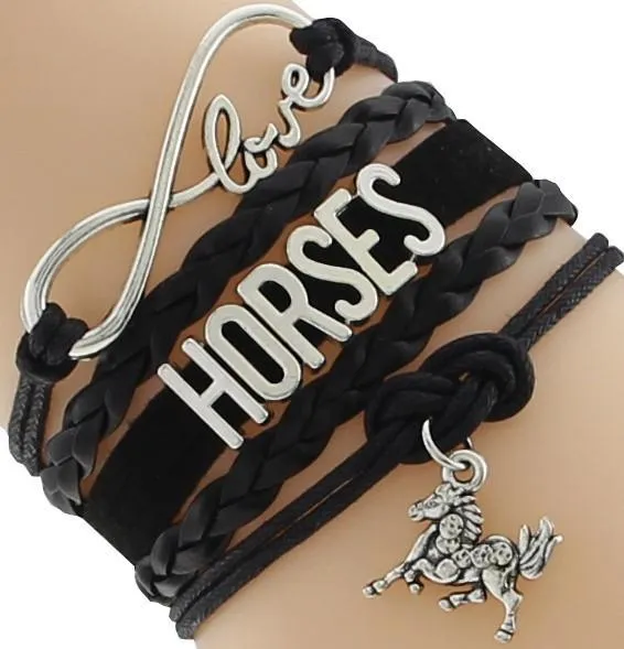 Horse Lover's Infinity Bracelet