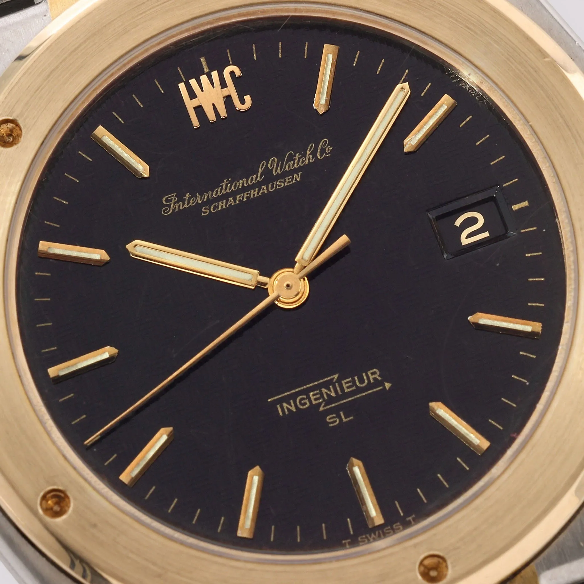 IWC Ingenieur SL Jumbo Steel and Gold ref 1832