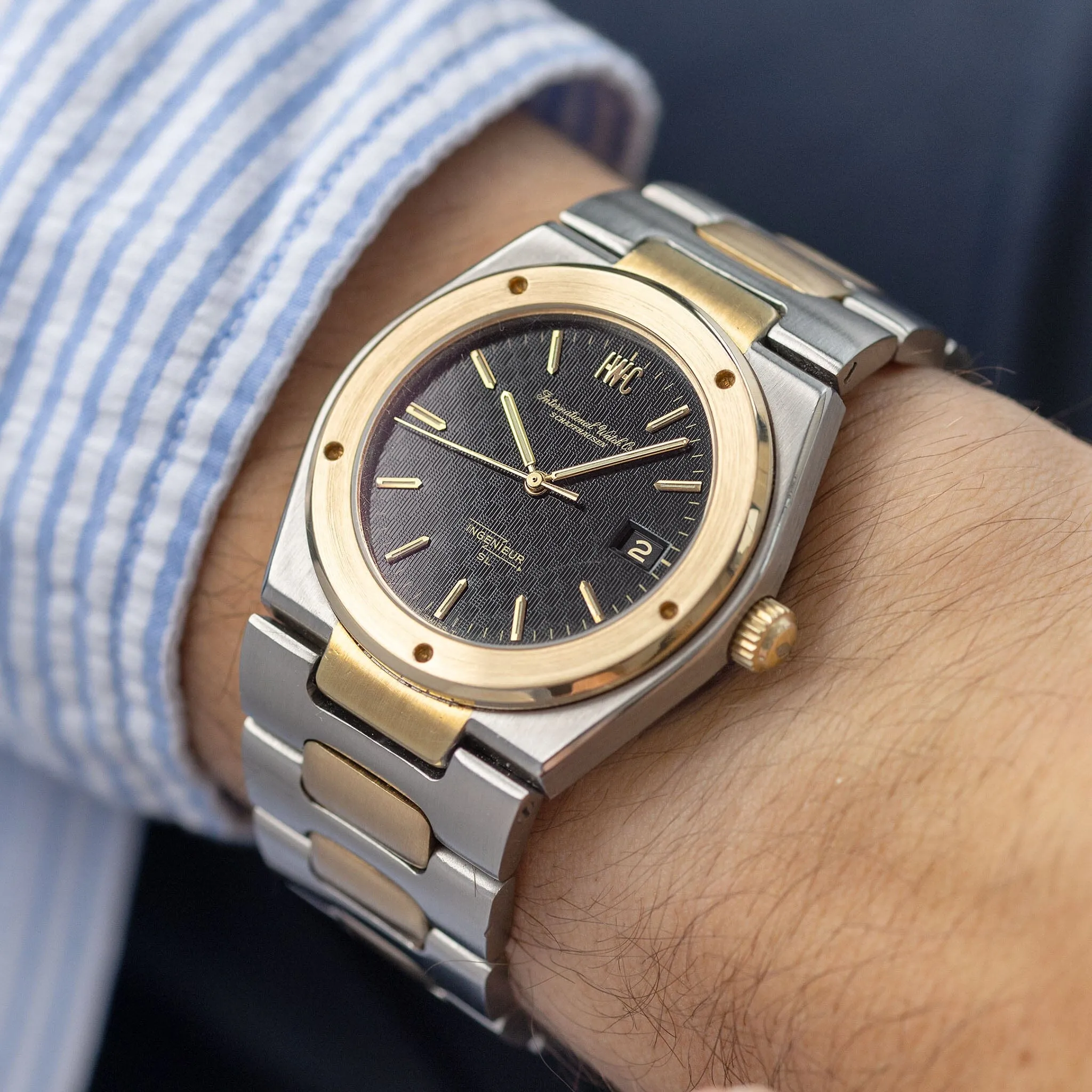 IWC Ingenieur SL Jumbo Steel and Gold ref 1832