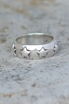 Jan Hilmer Silverband Star Ring - sterling silver