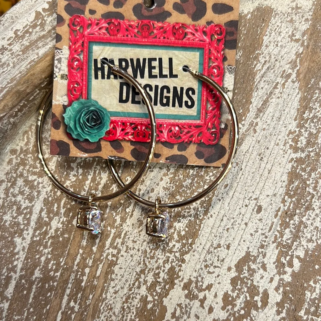 Jeweled Hoop