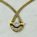 Jose Hess 18K Gold 18" Necklace with Diamonds