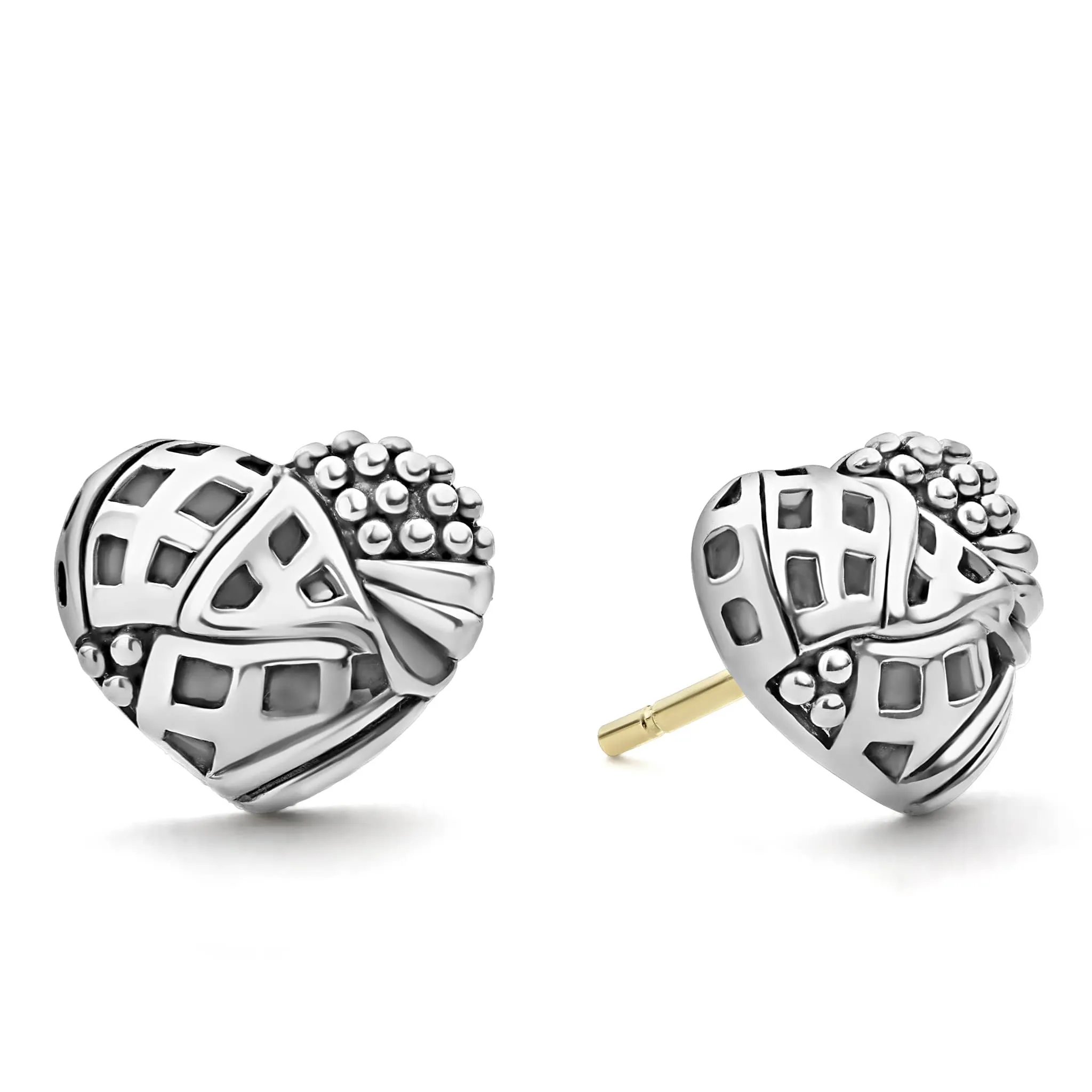 Keep Memory Alive Heart Stud Earrings