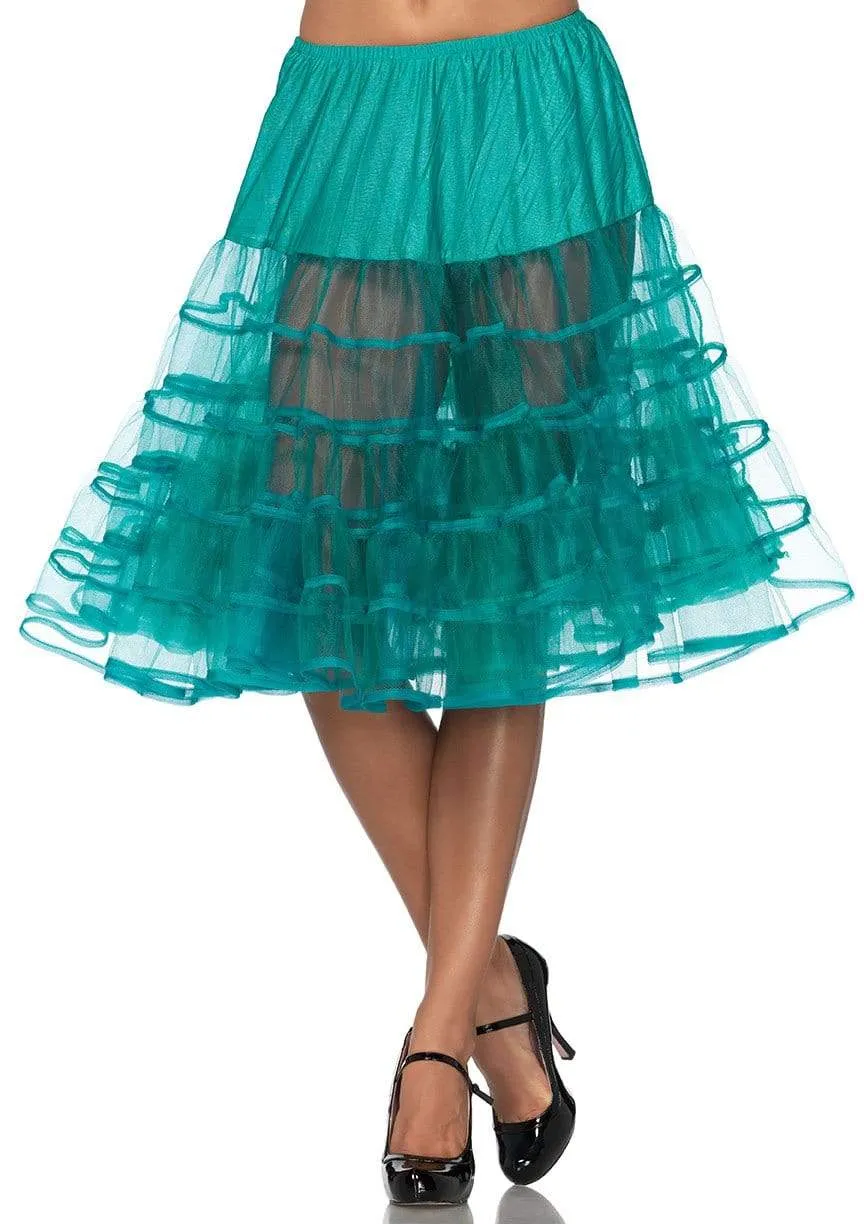 Knee Length Layered Petticoat Costume Skirt