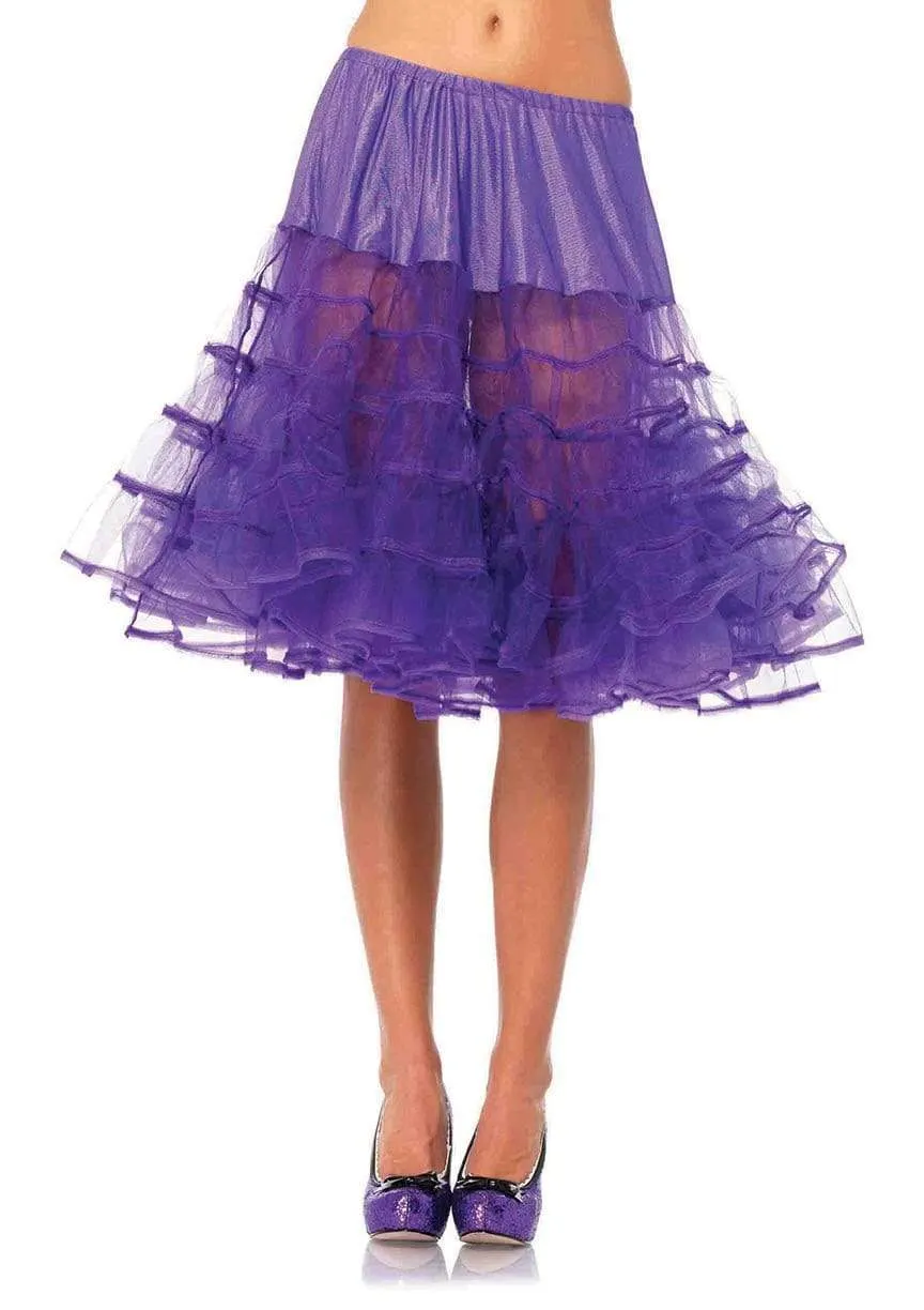 Knee Length Layered Petticoat Costume Skirt