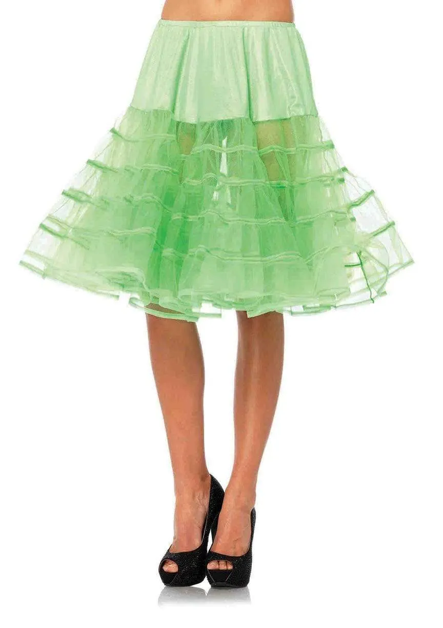 Knee Length Layered Petticoat Costume Skirt