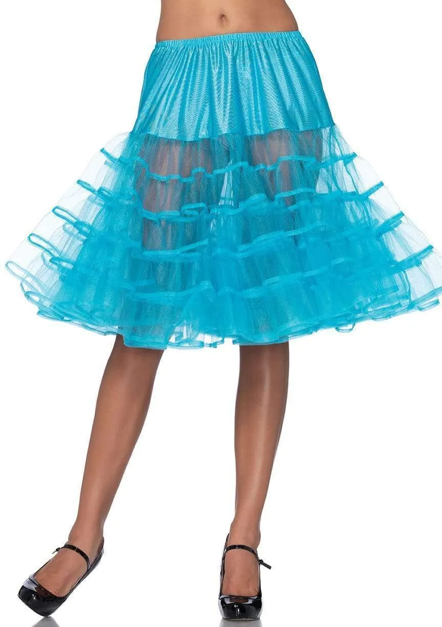 Knee Length Layered Petticoat Costume Skirt