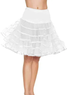 Knee Length Layered Petticoat Costume Skirt