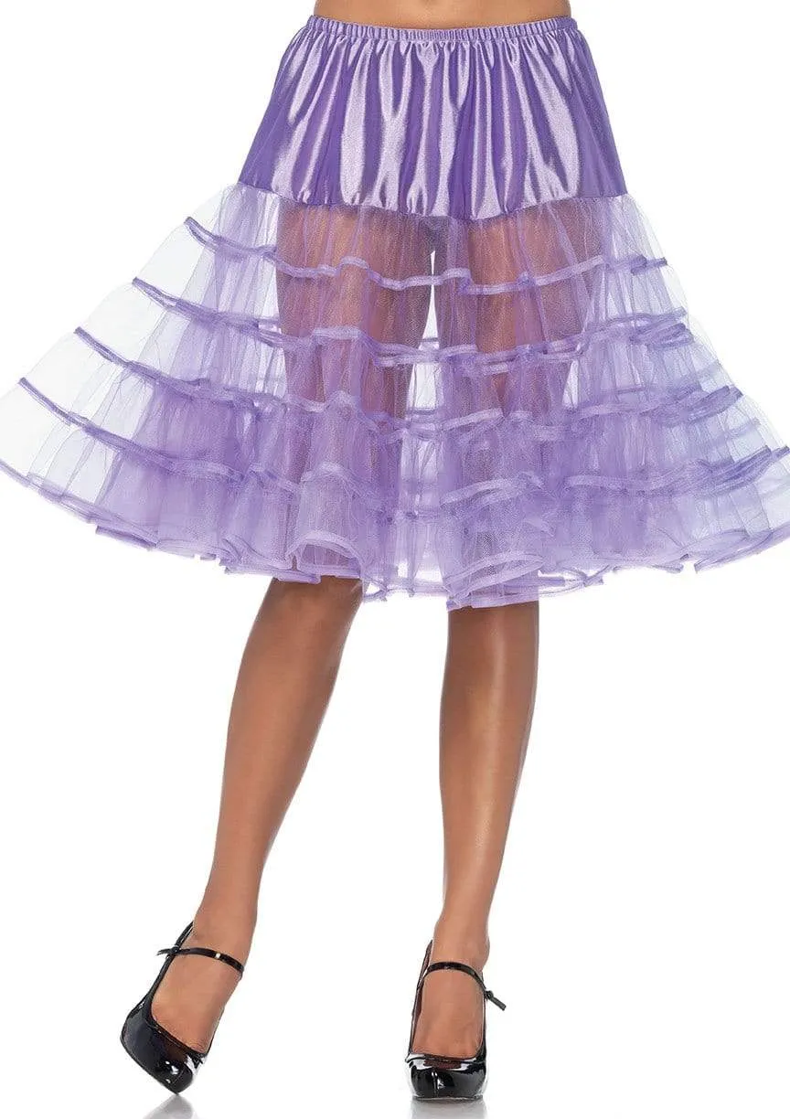 Knee Length Layered Petticoat Costume Skirt