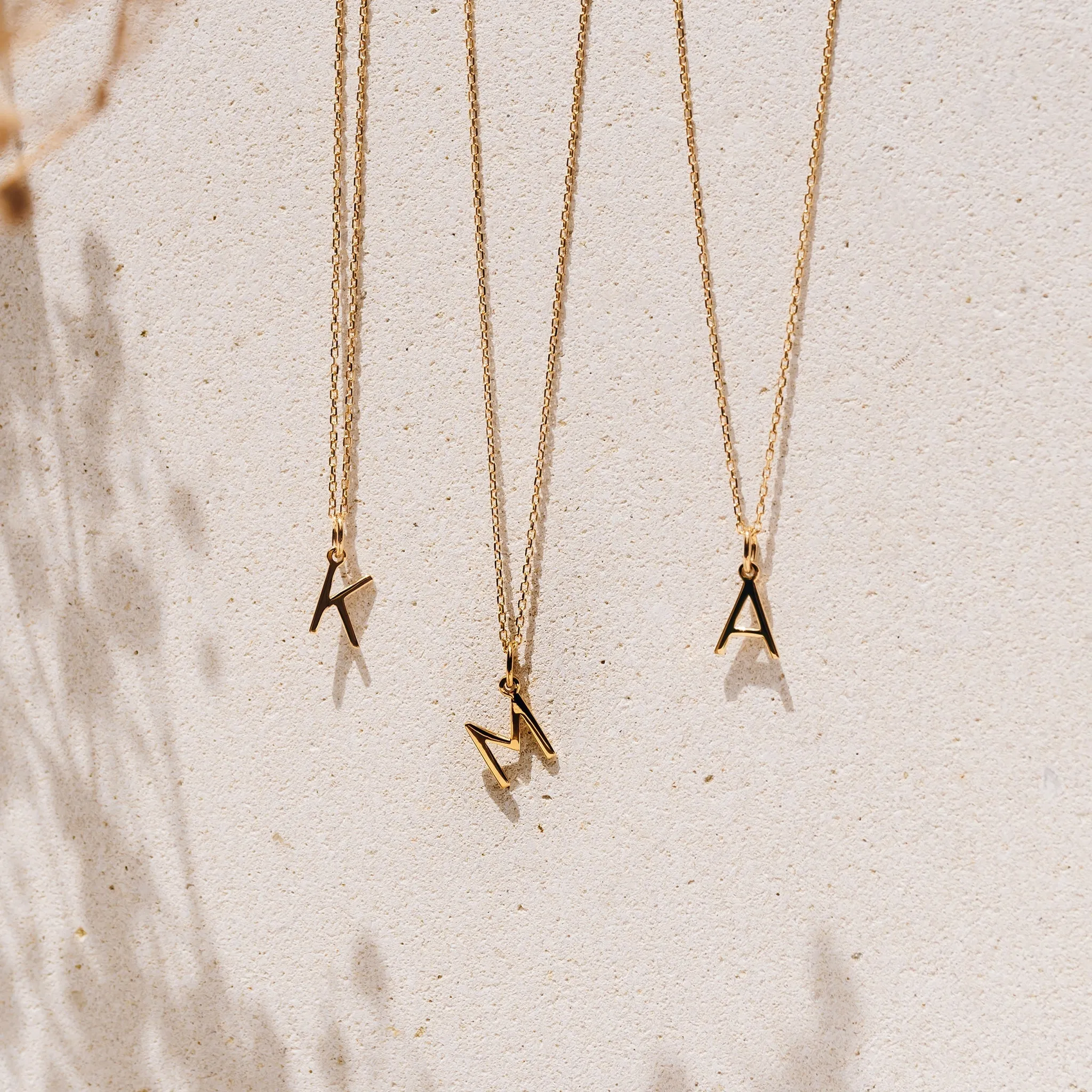 L Necklace / Gold Initial Necklace