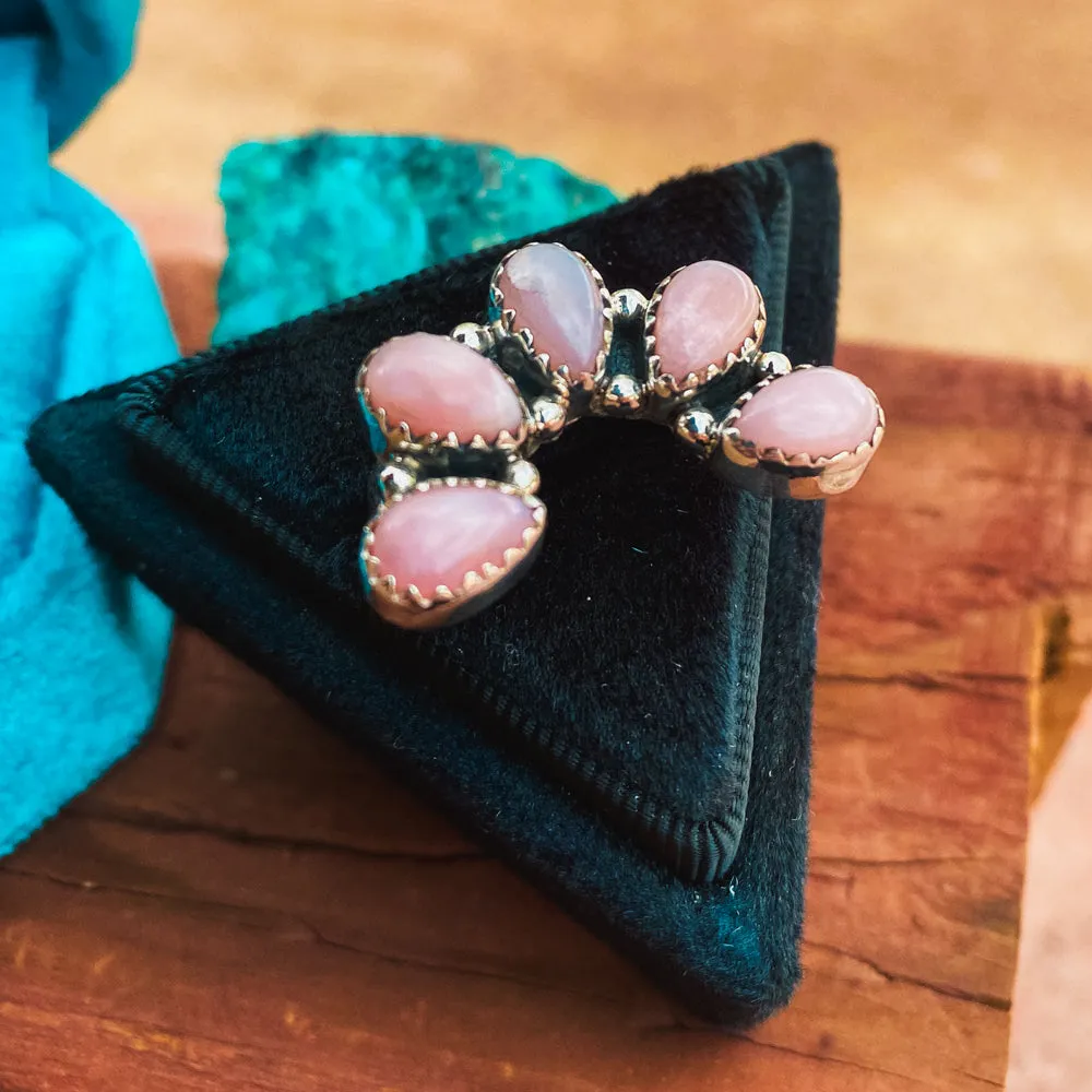 Make A Statement Pink Opal Wrap Ring