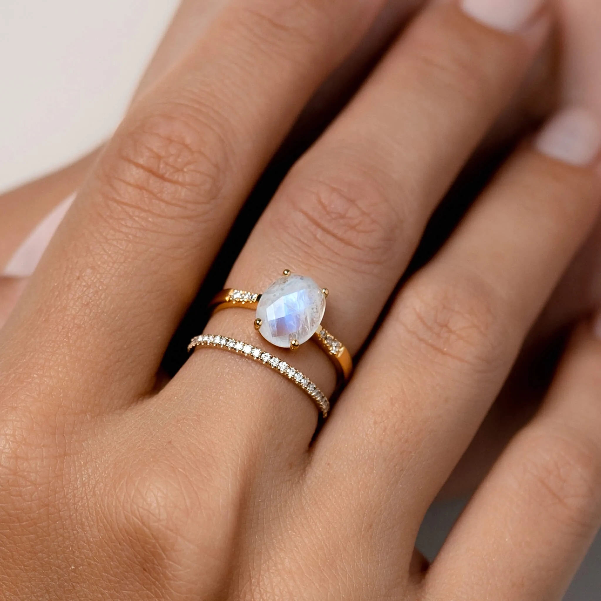 Moonstone Ring - Serena