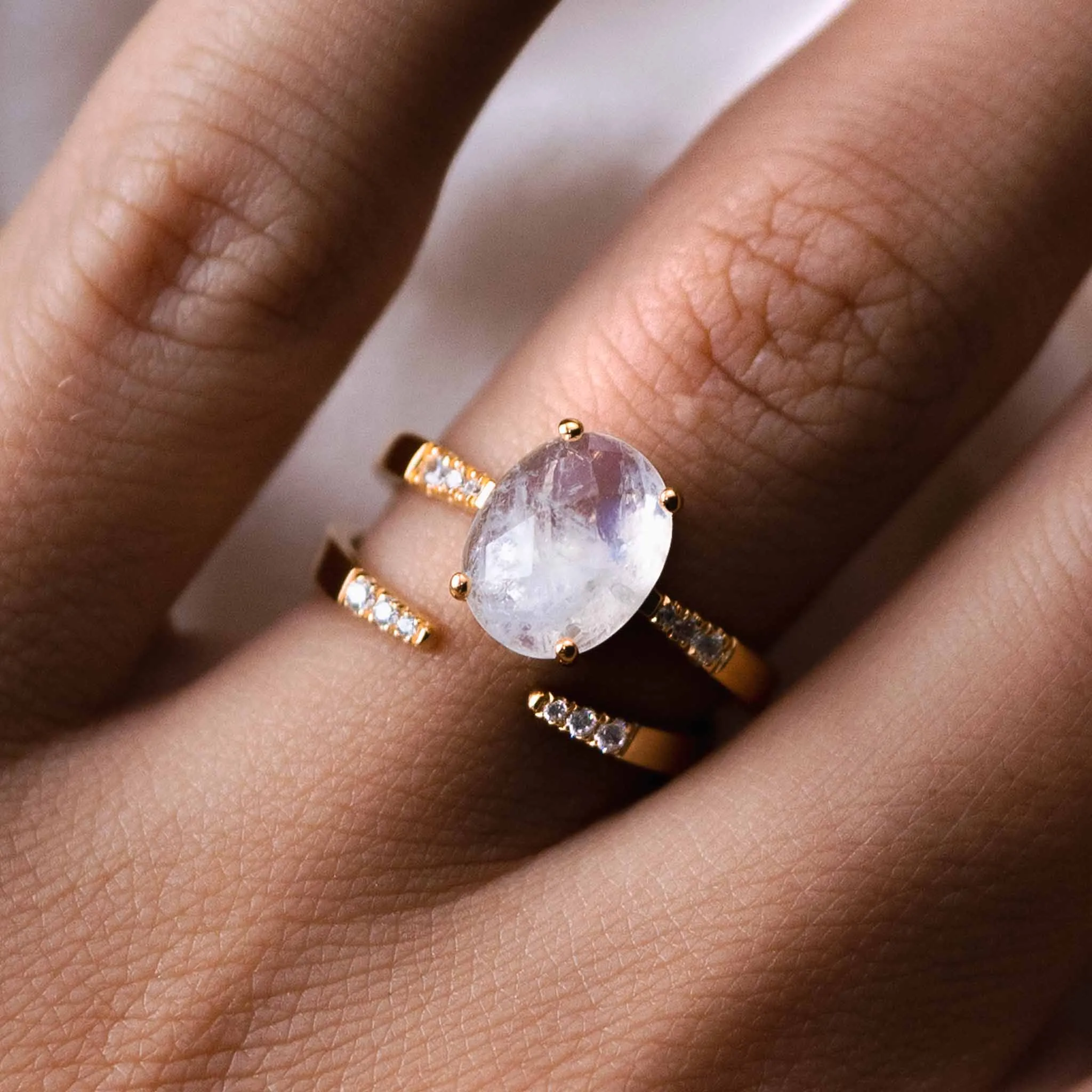 Moonstone Ring - Serena