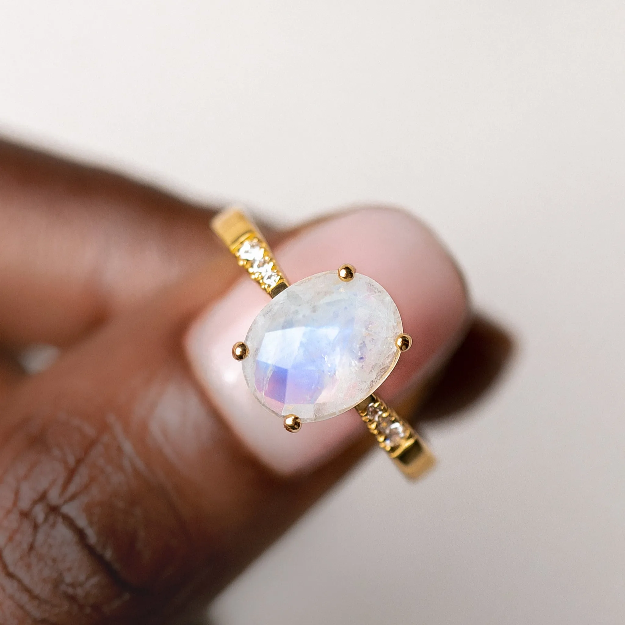 Moonstone Ring - Serena