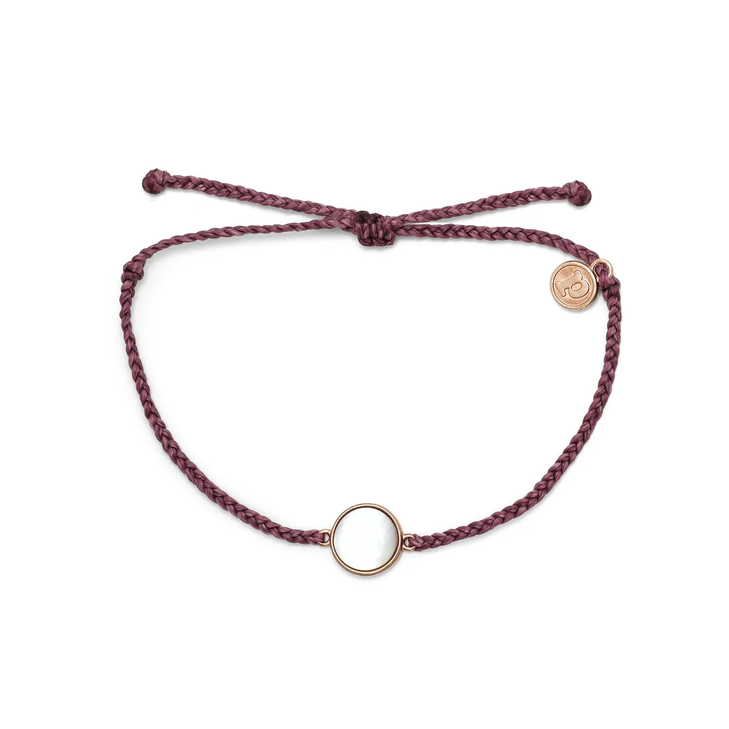 MOTHER OF PEARL CHARM BRACELET ROSE GOLD | PURA VIDA