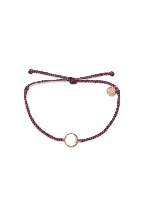 MOTHER OF PEARL CHARM BRACELET ROSE GOLD | PURA VIDA