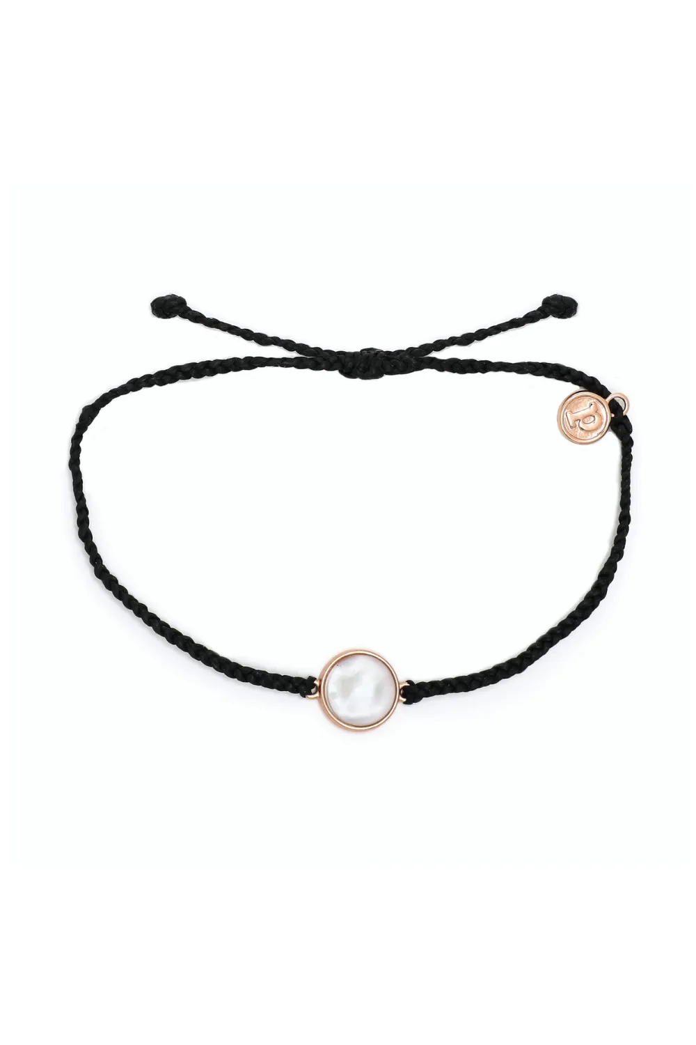 MOTHER OF PEARL CHARM BRACELET ROSE GOLD | PURA VIDA