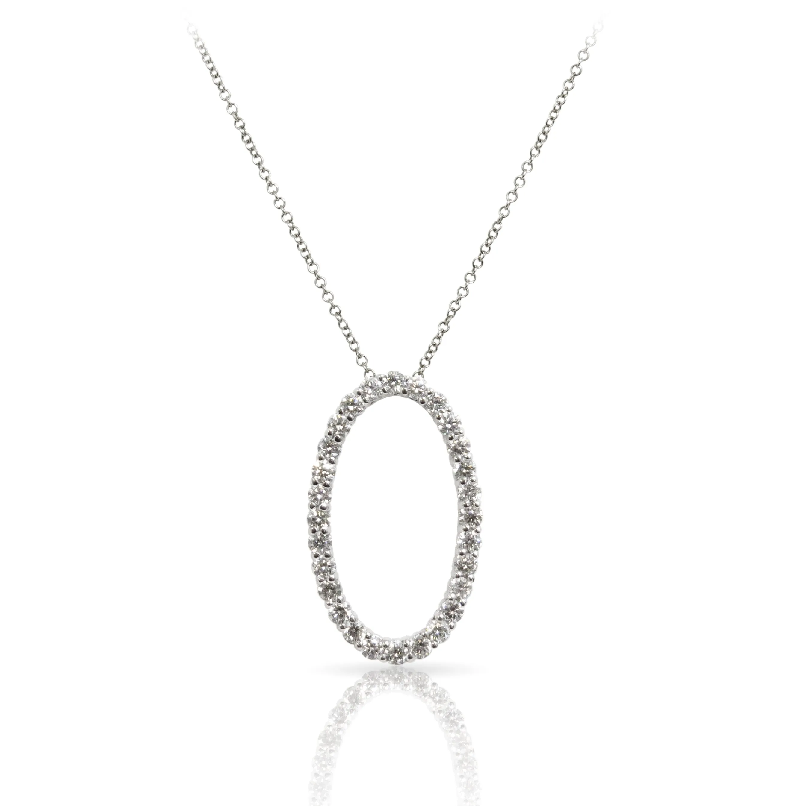 OVAL DIAMOND PENDANT