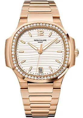 Patek Philippe 35.2mm Ladies Nautilus Watch Opaline Dial 7118/1200R