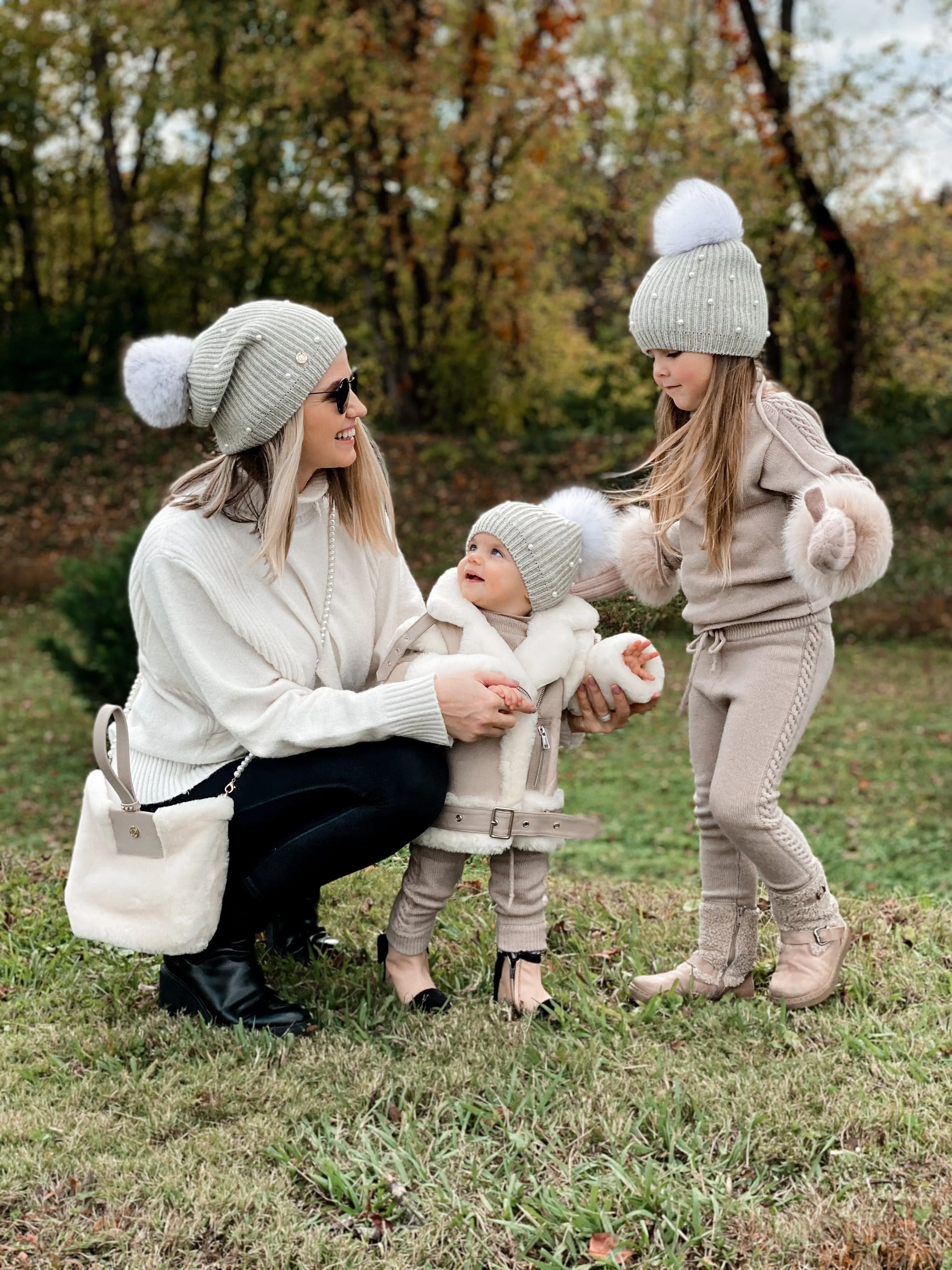 Pearl Angora Kids Hat