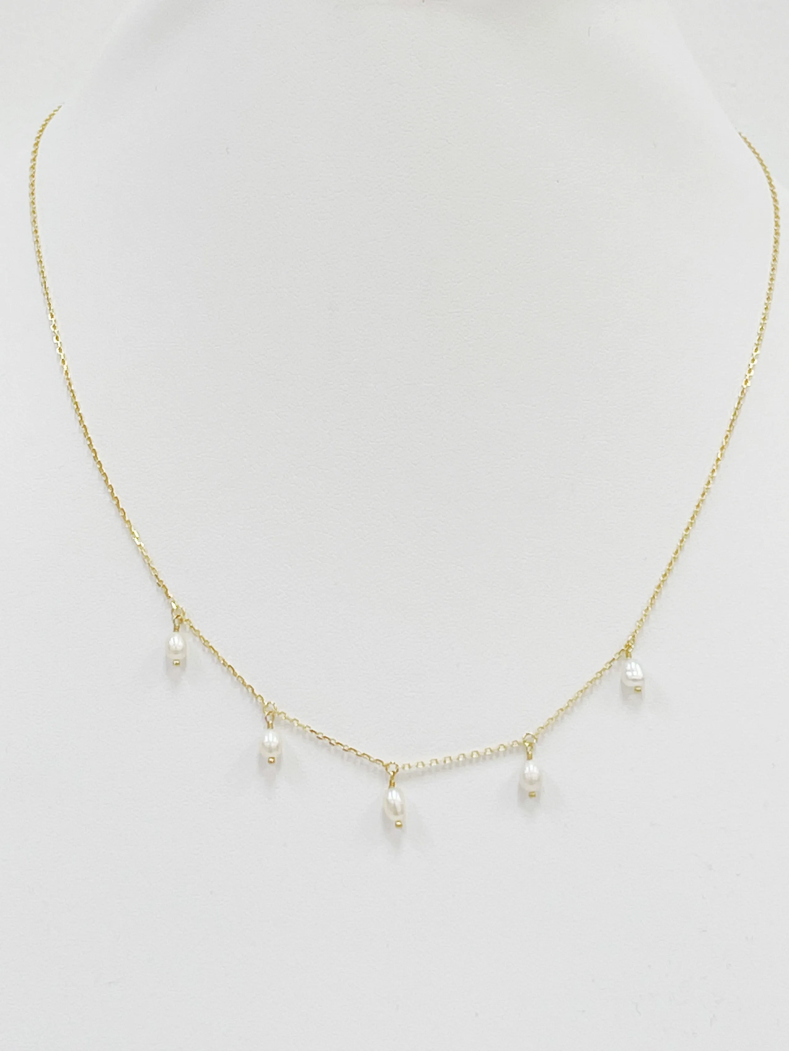 Pearl Charm Necklace