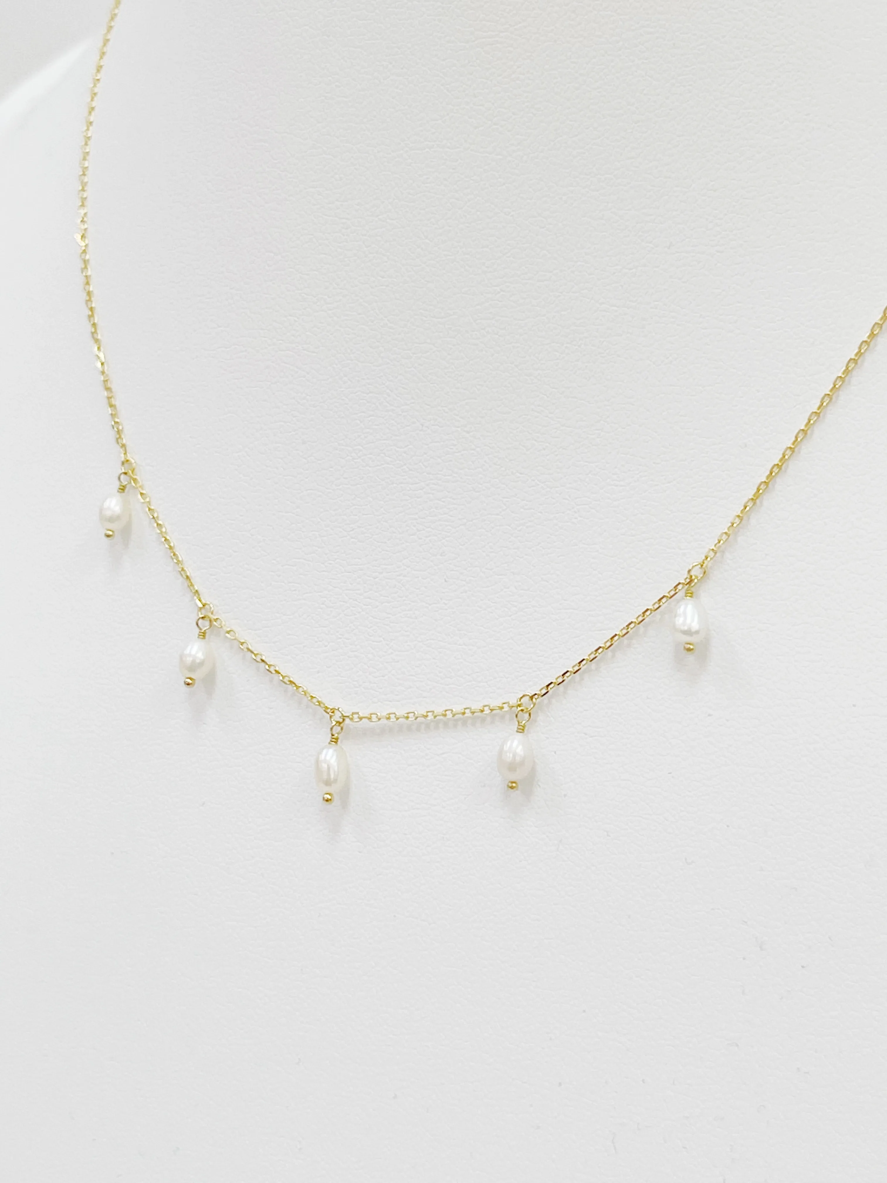 Pearl Charm Necklace