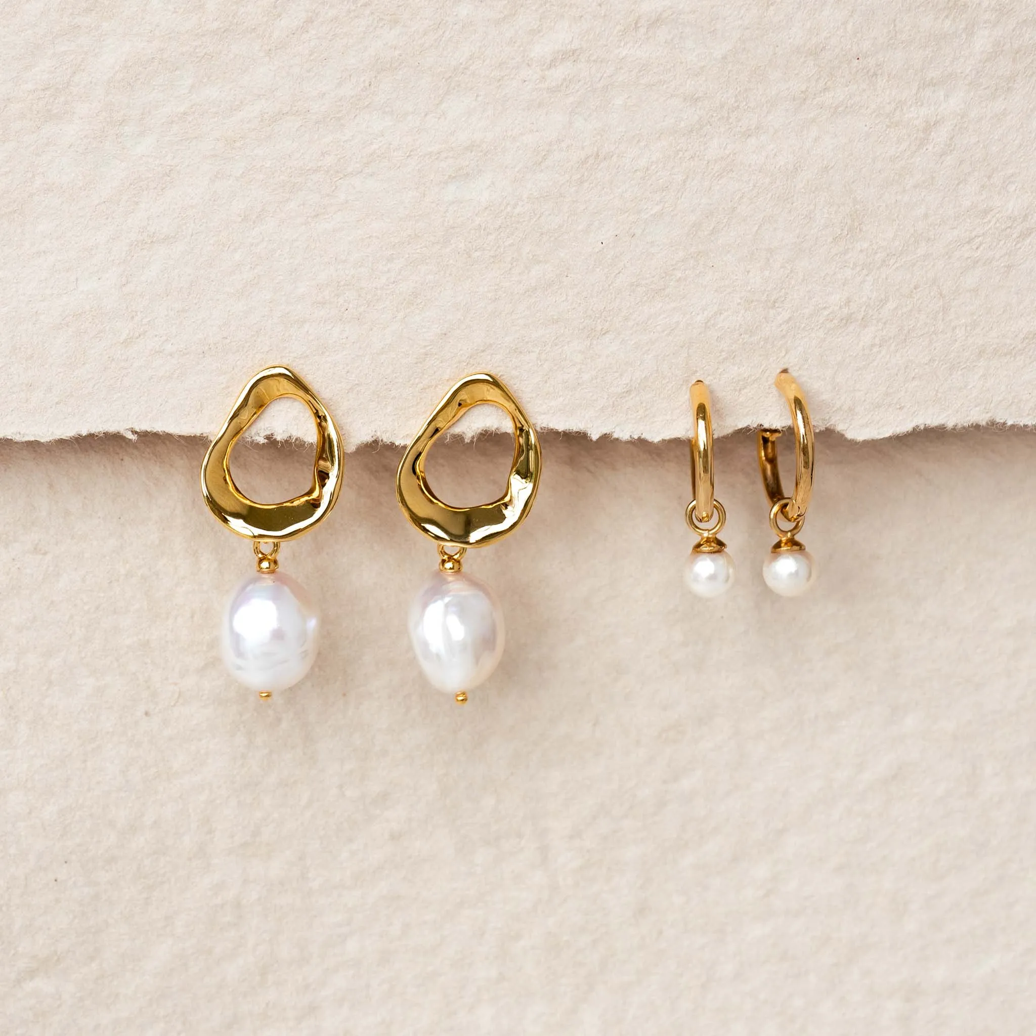 Pearl Drop Earrings - Mathilde