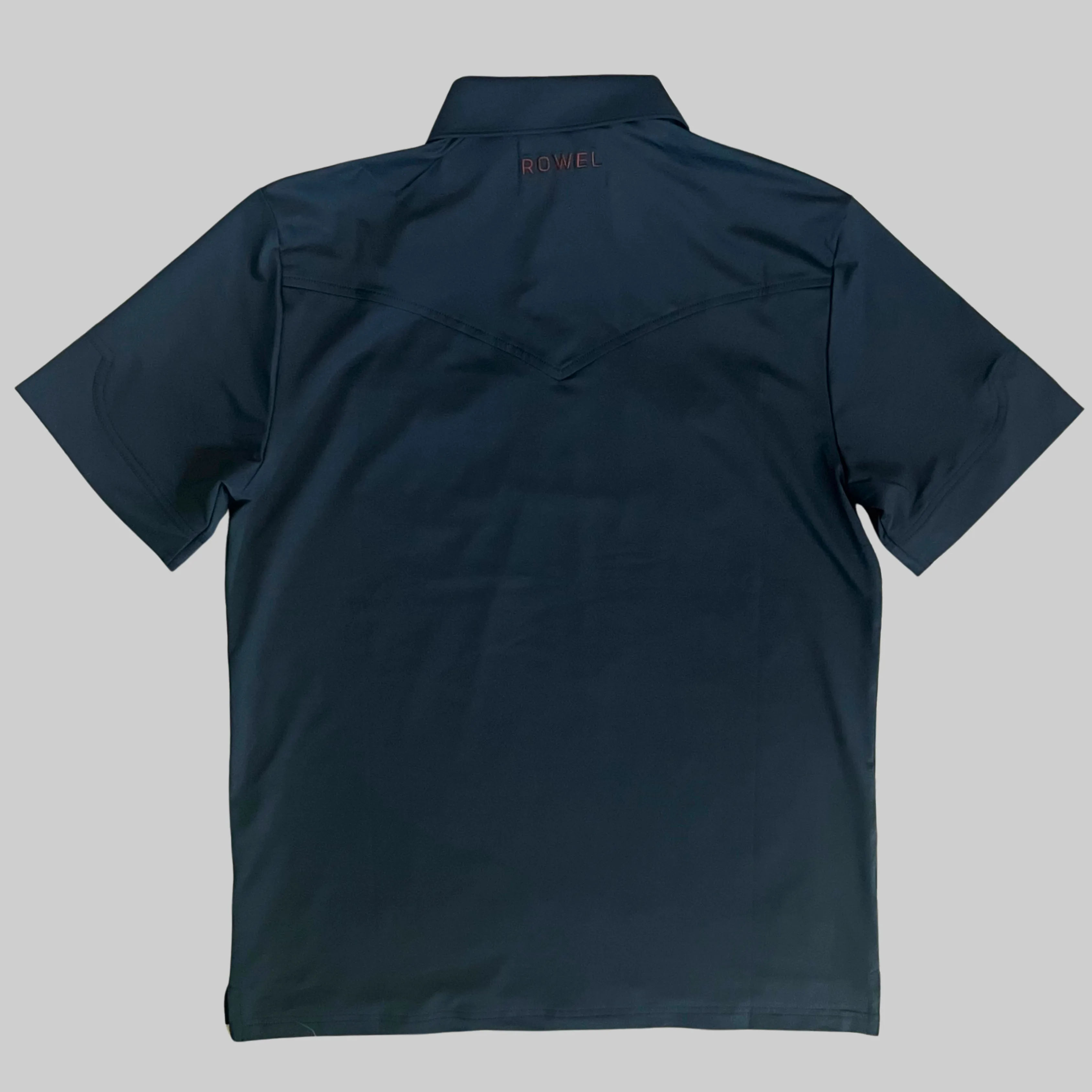 Pearl Snap Polo- Inkwell