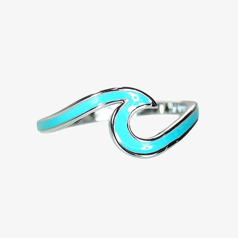 PURA VIDA RINGS - ENAMEL WAVE