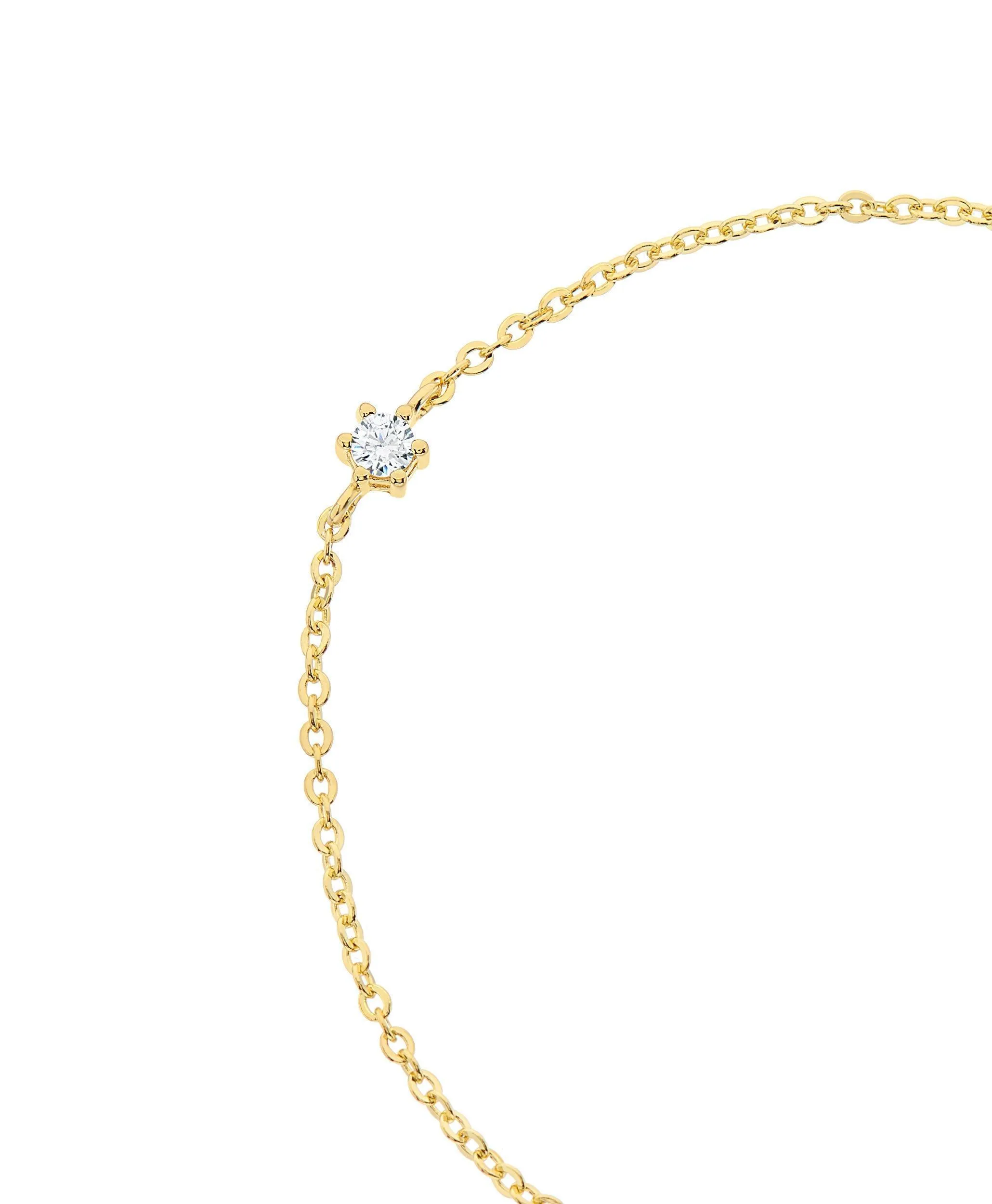 Rosa Bracelet White 18ct Gold Plated